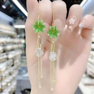 লম্বা টাসেল কানের দুল - Long Tassel Earrings
